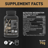 DY Nutrition - Blackbombs Thermogenic Supplement - 60 Tablets
