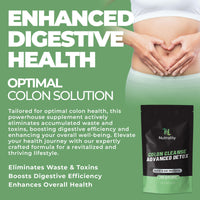 Nutrality Colon Cleanse Advanced Detox Supplement | 14-day Rapid Protocol for a Healthier You | Laxative for Constipation Relief, Stool Softener 100% Natural | Vegan | 28 Capsules