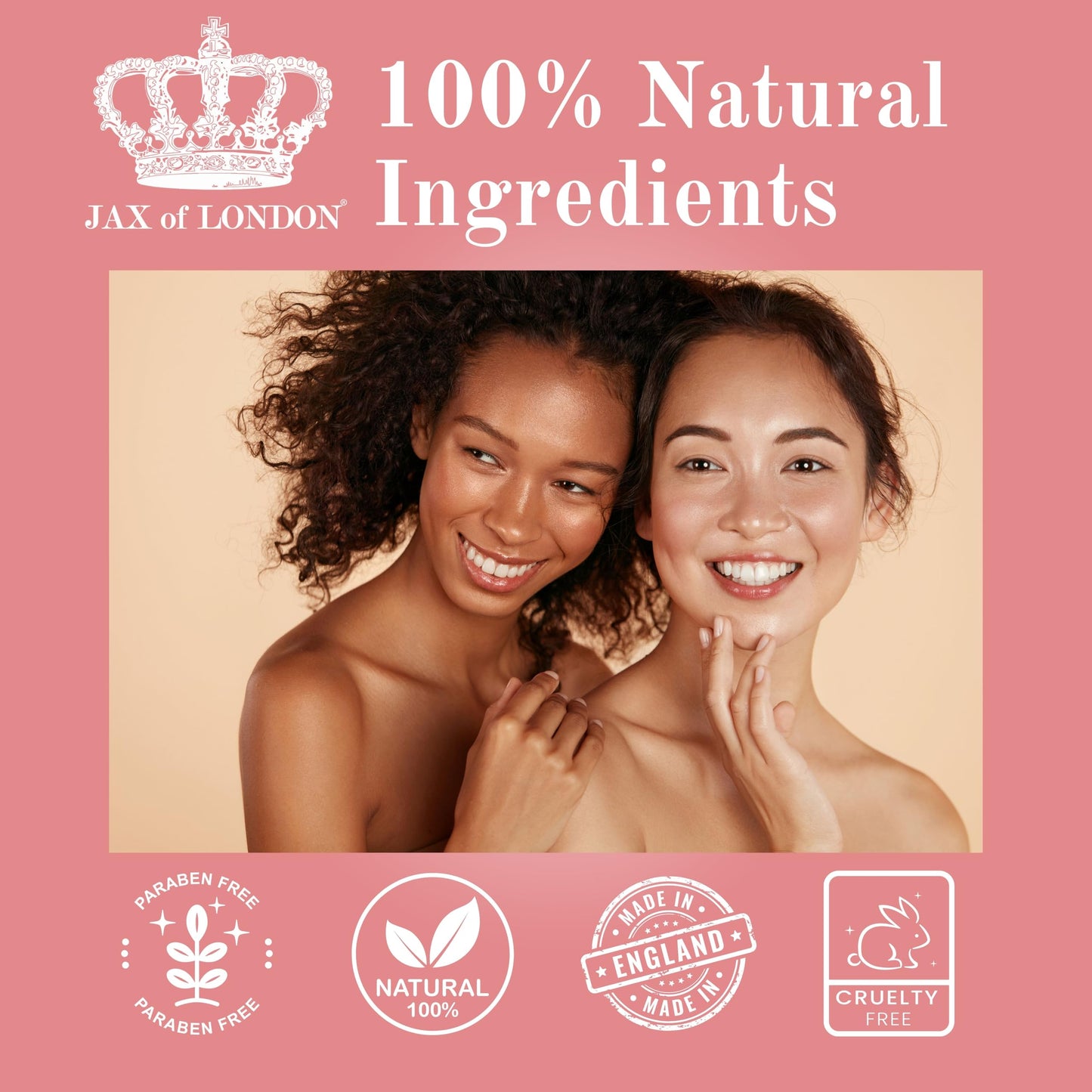 JAX OF LONDON Jax of London Perfume Inspired Body Oil 200ml – 100% Natural Ingredients – Vegan – Moisturising Oil for Skin Hair & Massage – Helps Improve Appearance of Stretch Marks – Inspired by Black Opium