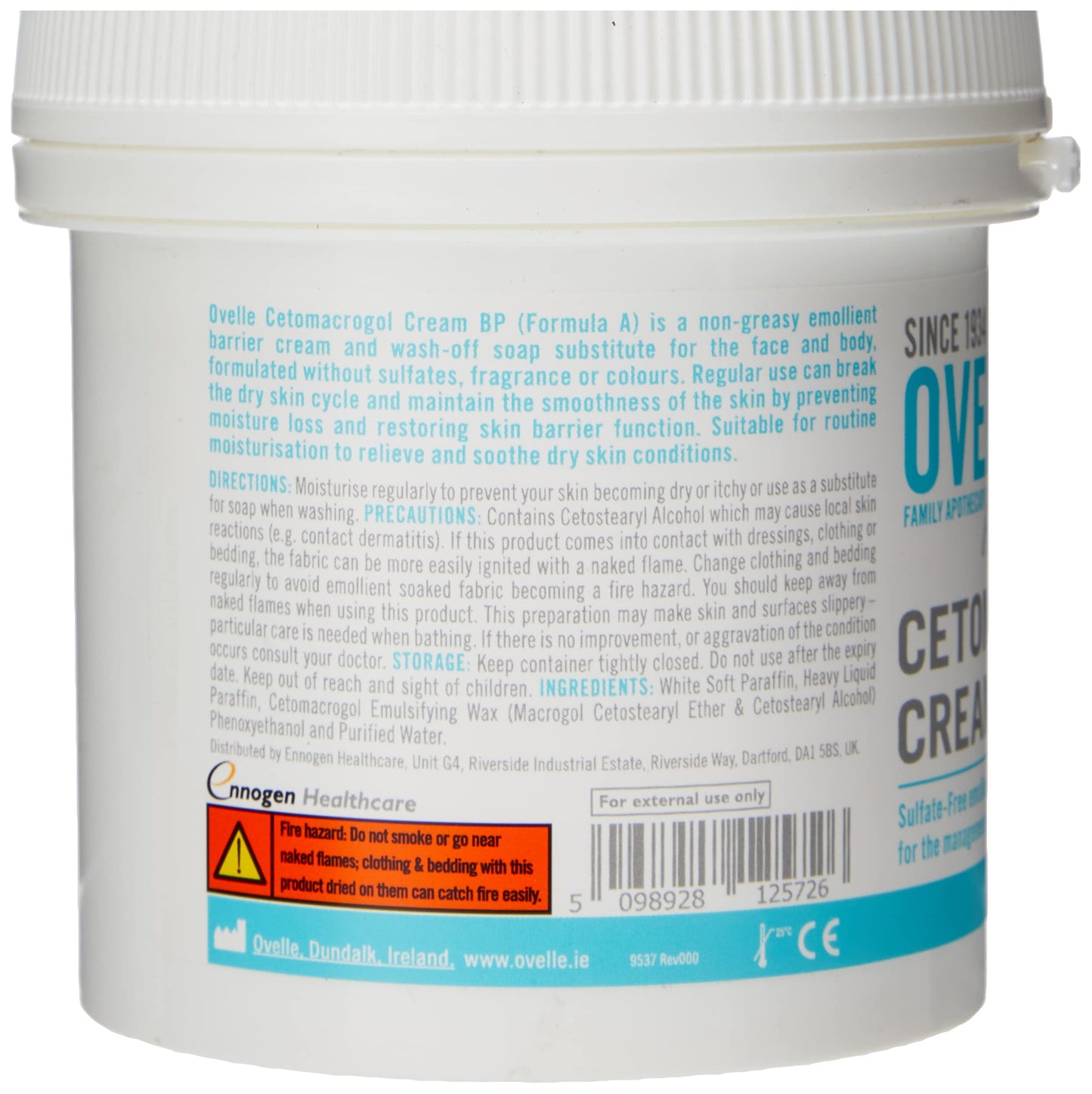 Ovelle Cetomacrogol Cream BP (Formula A)