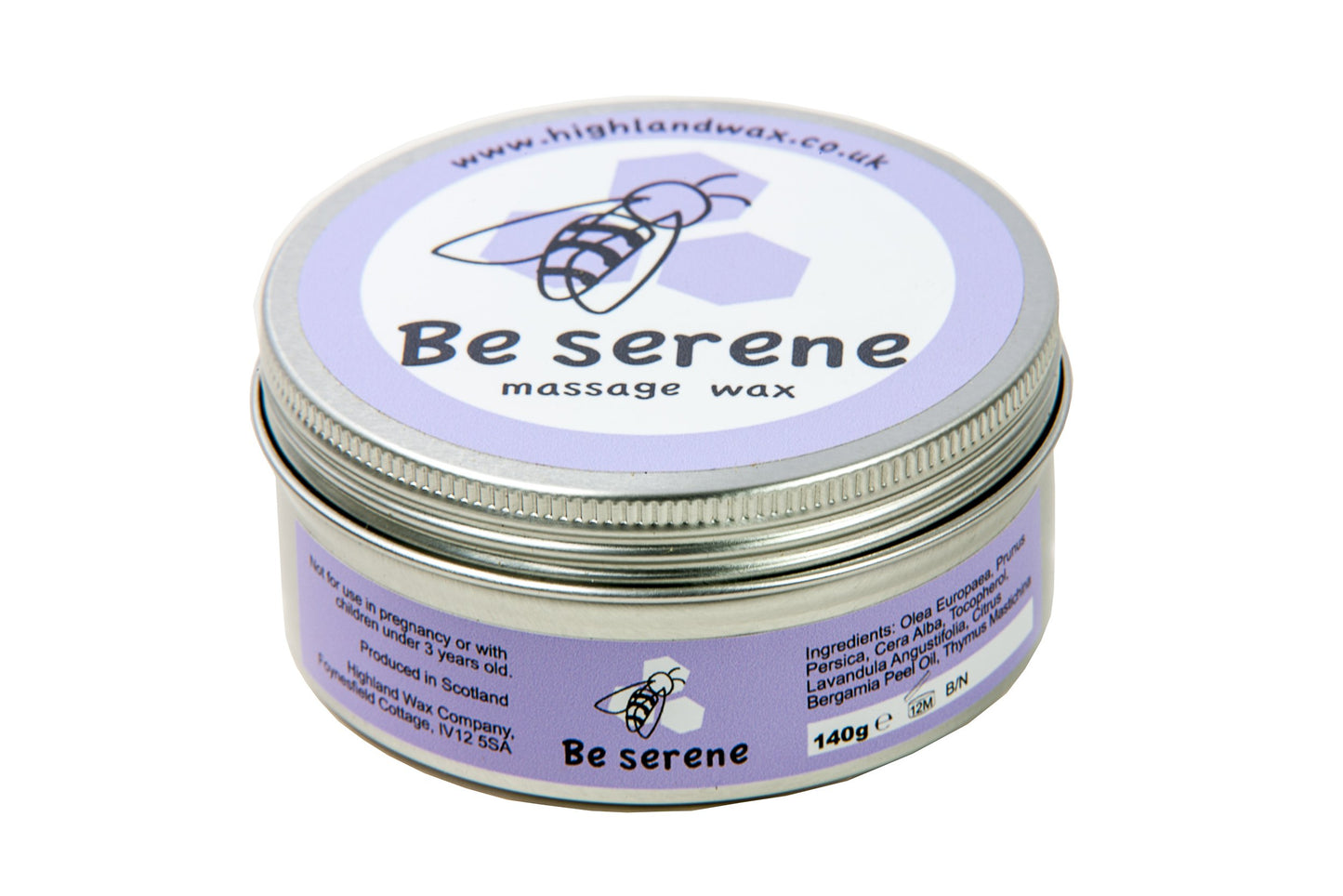 Highland Wax Be Serene Massage Wax (140g)