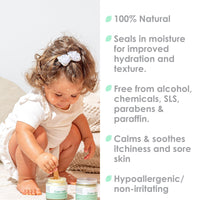 WildMint Calm Balm 100% Natural Relief Treatment for Sore, Itchy & Dry Skin | Intensive Shea Butter Moisturiser Suitable for Baby with Sensitive Skin Prone to Eczema, Redness & Irritation | 120ml