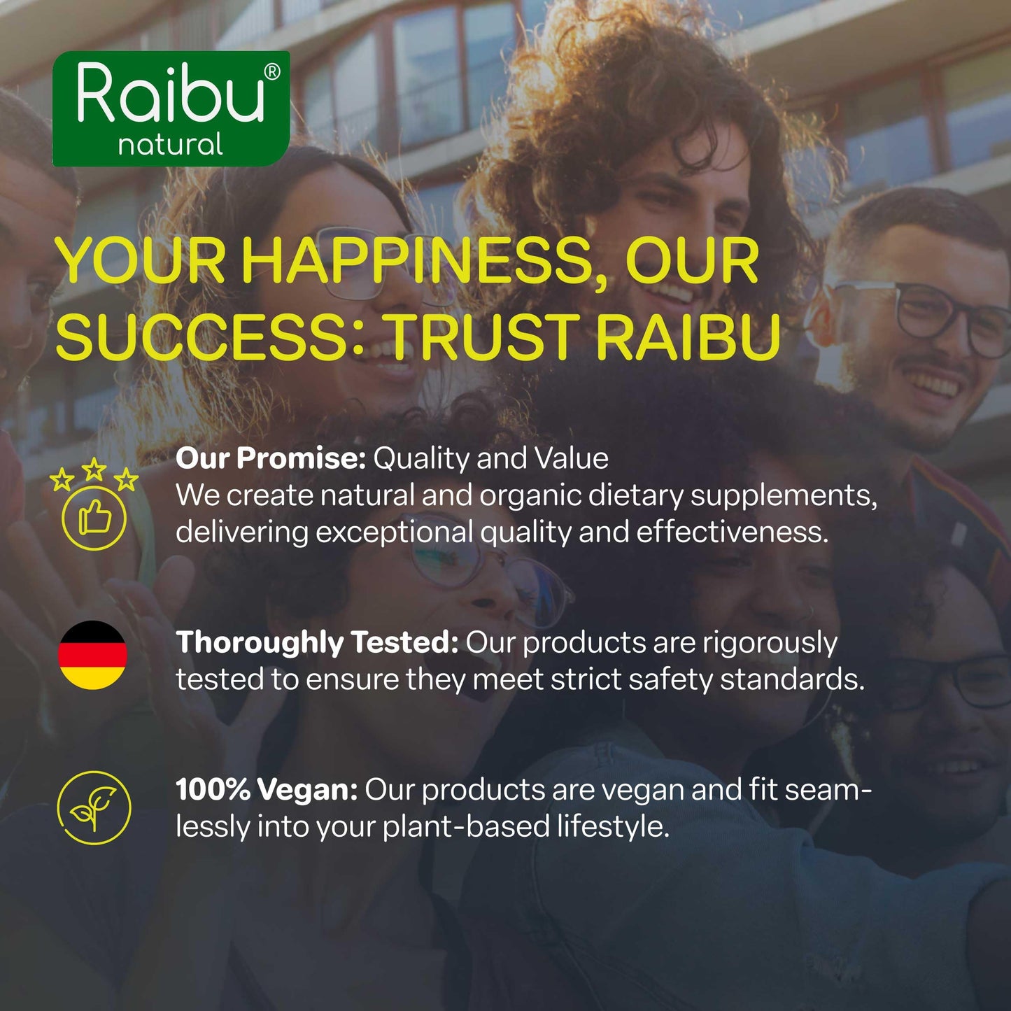 L-Carnitine 3000-180 High-Strength Capsules with Vitamin C - L-Carnitine Tartrate 3000mg per Daily Dose - Energy & Metabolism Support - Vegan, Natural & Laboratory Tested - Raibu