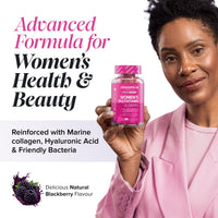 novomins Multivitamin Gummies for Women | Collagen, 2 Million CFU | Novomins