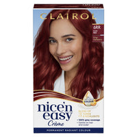 Clairol Nice'n Easy Crème, Natural Looking Oil Infused Permanent Hair Dye, 6RR Ruby Red