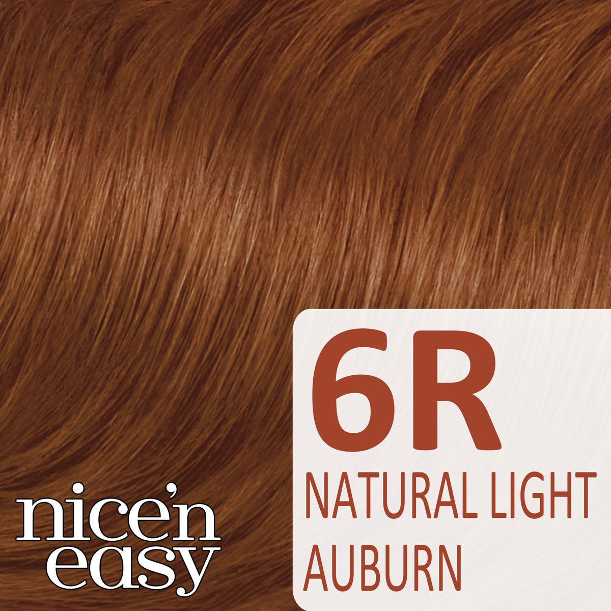 Clairol Nice'n Easy Permanent Hair Dye 110/6R Natural Light Auburn