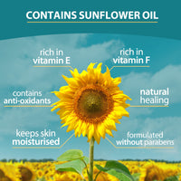 My Trusty Sunflower Body Butter, Suitable for Eczema Prone Skin, Vegan Friendly with Natural Ingredients, Bergamot Orange & Neroli Scent, 200ml