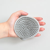 Shnuggle Super Soft Easy Hold Comfortable Baby Bath Brush - Shower Bathroom Toiletry Accessory - Taupe