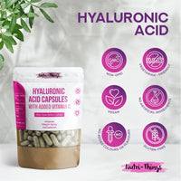 Hyaluronic Acid Capsules with Added Vitamin C | Hyaluronic Acid Tablets which Supplements a Healthy Lifestyle