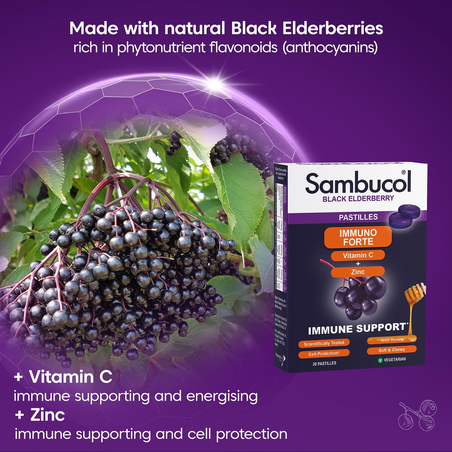 Sambucol Immuno Forte - 20 Pastilles
