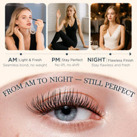 BEYELIAN Lash Clusters Soft Cluster Eyelash Extensions Ultra-Thin Flat Wispy Eyelash Clusters Lightweight for Everyday Use 10-16mm 120 Pcs (CCE107)