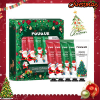 MINSHZEE 5 Piece Christmas Hand Cream Set, Hand Cream Gift Set, Botanical Scented Hand Cream, Natural Ingredients, Non-Greasy, Fast Absorbing For Moisturizing and Nourishing