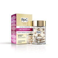 RoC - Retinol Correxion Line Smoothing Night Serum Capsules - Daily Anti-Aging Skin Care Treatment - Firming Moisturiser - 30-Piece