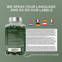AAVALABS Organic Spirulina and Chlorella Capsules - Spirulina Powder and Chlorella Powder - Broken Cell Wall - 1800mg per Serving - 200 Capsules - Vegan