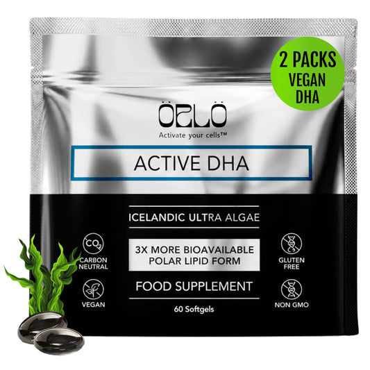 Orlo ORLO DHA – Vegan DHA Supplement (EPA & DHA) – Omega 3 Fish Oil & Krill Alternative – Plant-Based Omega-3 Algae Oil – Brain & Heart Support (120 Mini Burpless Softgels)