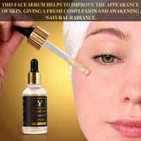 zoomt Gold Rich Face Moisturizer Serum - Anti-wrinkle & Anti-Aging Face Glow