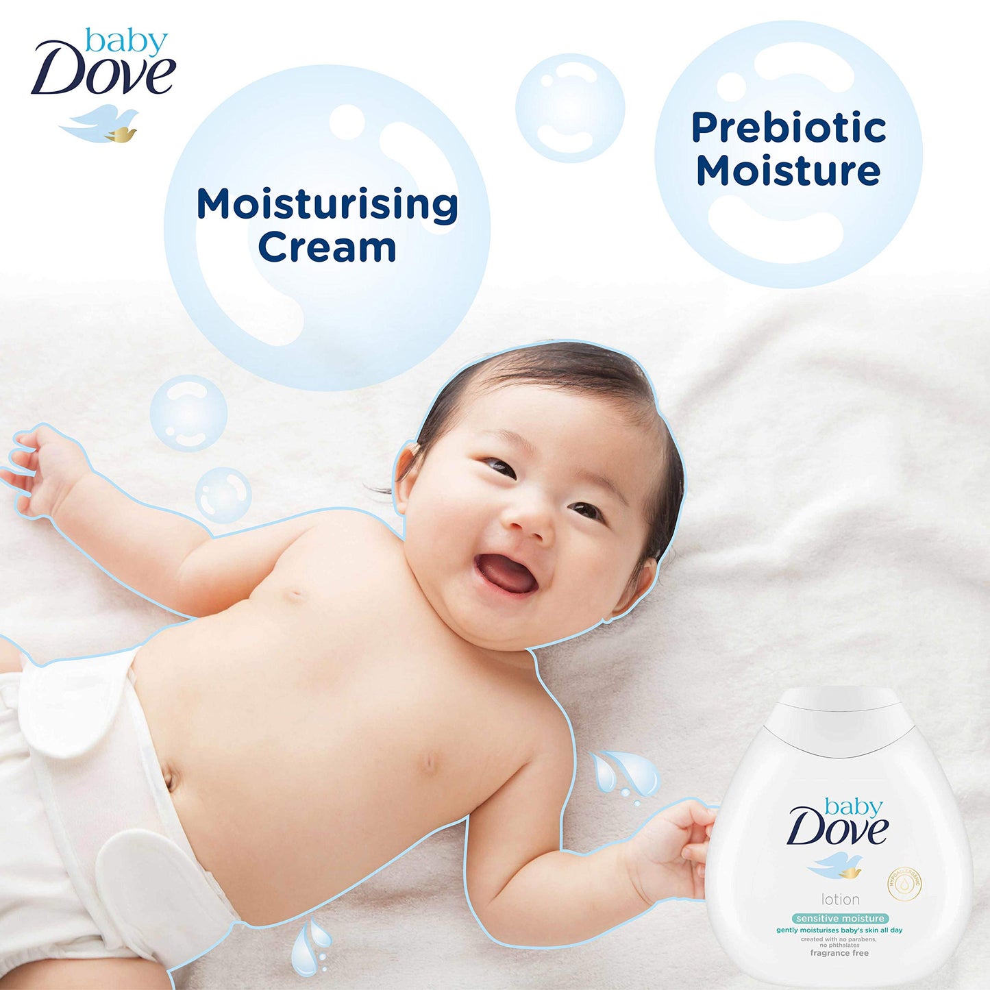 Baby Dove Sensitive Moisture Fragrance Free Lotion, 200 ml