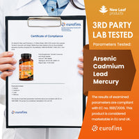 NEW LEAF PRODUCTS Turmeric Tablets 2600mg High Strength with Black Pepper & Ginger (6 Months Supply) Active 95% Turmeric Curcumin Supplements 365 Tablets Not Capsules, Vegan, UK Made by New Leaf