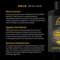 GOLD HEALING Liquid ORMUS 200ML 70% MONATOMIC Gold, 30% Magnesium, MANA, MUFKUTZ, ORBITALLY REARRANGED MONOATOMIC Elements for Mind, Brain, Body & Spirit (2)