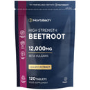 Horbäach Beetroot Tablets 12,000mg | 120 Tablets | High Strength 25:1 Beetroot Extract | Suitable for Vegans and Vegetarians | by Horbaach