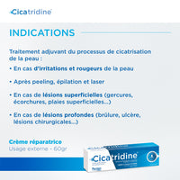 CICATRIDINE Cicatridine Crème Tube 60g