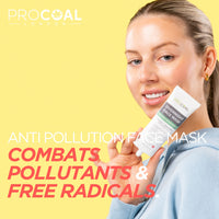 PROCOAL NEW Overnight Face Mask, Hydrating Anti-Pollution Sleep Mask 70ml by Procoal - Fights Pollutants & Replenishes Skin’s Natural Moisture, 100% Recyclable Packaging, Cruelty-Free - Made in UK