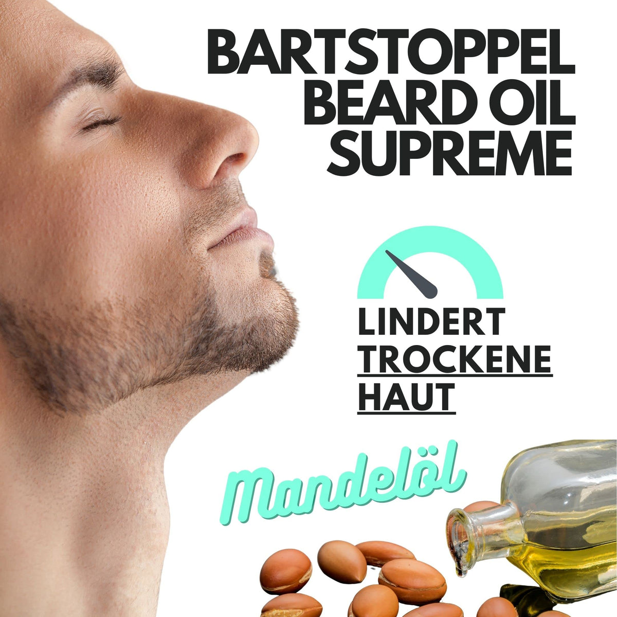 Beard Oil Mango Vanilla Dream Scented | Hair Growth & Moisturiser | Bartstoppel© Barber Company | Supreme Care for Men