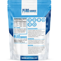 Pure Source Nutrition BCAA 240 Tablets 500mg | Advanced Essential Amino Acids Supplement to Build Lean Muscle | Boost Recovery, Muscle Building & Growth | Leucine, Isoleucine & Valine | Vegan (240 Tablets)