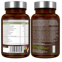 Igennus Healthcare Nutrition Igennus Methylated Men's Multivitamin, 21 Actives, Clean Label, All Day Nutrient Delivery, Expertly Formulated For Male Wellness, Energy & Heart Health, 180 Easy-to-Swallow Vegan Tablets,Non-GMO,Halal