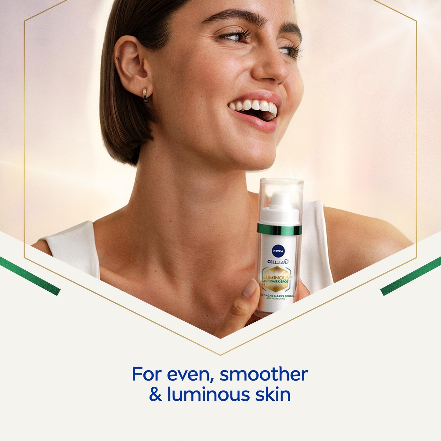 NIVEA LUMINOUS 630 Anti Dark-Spot & Post-Acne Marks Serum (30ml), Face Serum Visibly Reduces Post-Acne Dark-Spots, Contains Salicylic Acid and Hyaluronic Acid
