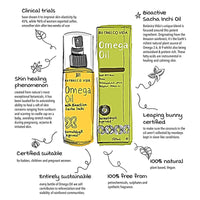 Botanico Vida Omega Oil, 125ml. The 100% Natural Body Oil for Stretch Marks, Scars, Dry Skin. Clinically Proven Skincare