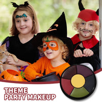 Toumett 6 Color Face Body Paint,Bruises Make Up SFX,Bruise Wheel Special Effect,Scar and Fake Blood Effects facial Bodies Paints Kit,for Halloween Clown Zombie Vampire Party Painting Cosplay Makeup