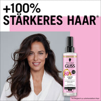 Gliss Kur Gliss Express Repair Conditioner Liquid Silk (200 ml), Conditioner for Exceptionally Soft Hair, Conditioner with Heat Protection up to 230 °C
