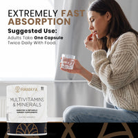 Auralia Medical Group Bariatric Multivitamins with Iron & Calcium + Minerals 1 PER Day Vitamins Gastric Bypass Sleeve Supplements 60 Tablets (2-Month Supply)