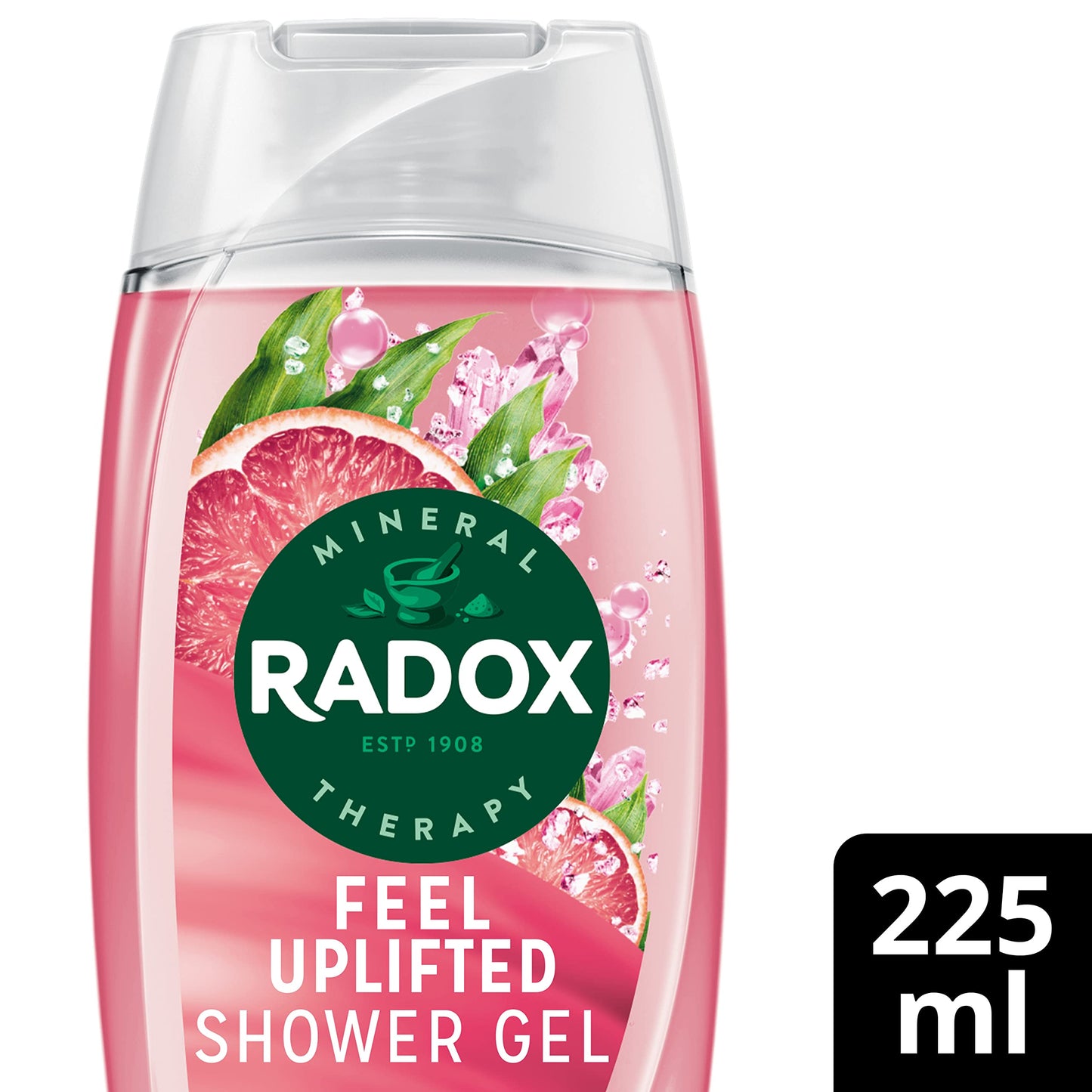 Radox Mineral Therapy Feel Uplifted Shower Gel with Grapefruit & Ginger Scent - 225 ml