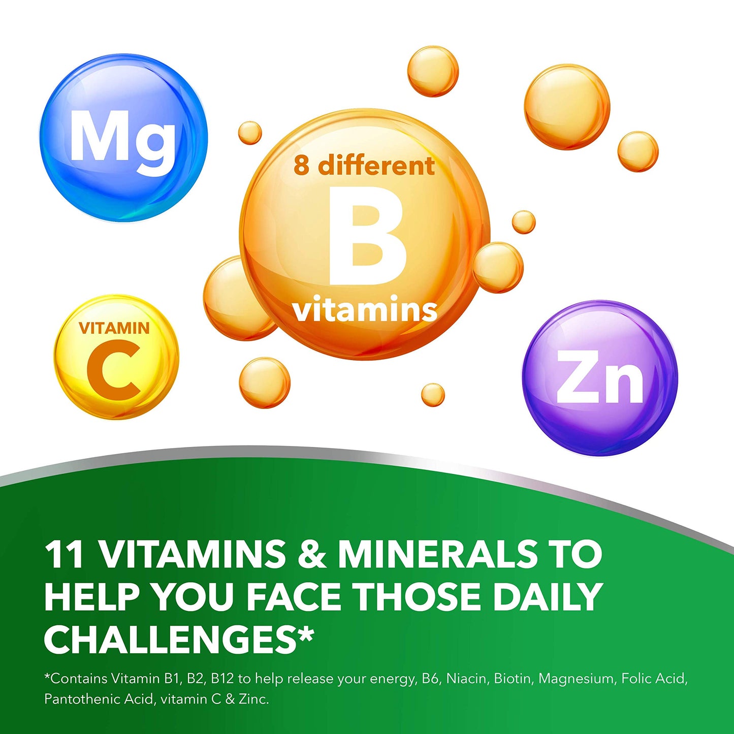 Berocca Vitamin C Effervescent Tablets, with Magnesium, Vitamin B12 and Vitamin B Complex, Mango Flavour, 1 Pack of 15 Tablets - 2 Weeks Supply