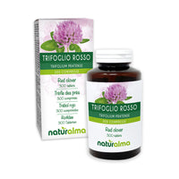Naturalma Red Clover (Trifolium pratense) herb with Flowers NATURALMA | 150 g | 300 Tablets of 500 mg | Food Supplement | Natural and Vegan