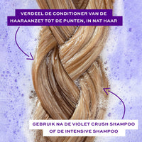 John Frieda Violet Crush Intensive Purple Shampoo, for Brassy Blonde Hair 250 ml, Toning