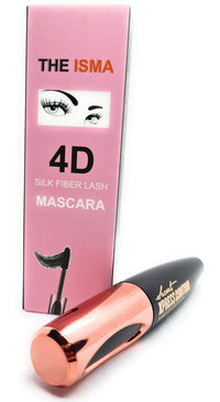 THE ISMA 4D Silk Fiber Lash Mascara Waterproof, Extra Long Lash Mascara and Thick, Long Lasting, Waterproof & Smudge-Proof Eyelashes
