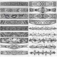 glaryyears GLARYYEARS 18-Pack Realistic Barbed Wire Temporary Tattoos