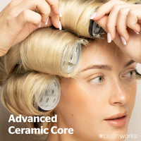 Brushworks Ceramic Thermal Hair Rollers, 9 Pack Assorted Sizes