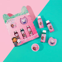 DREAMWORKS GABBY'S DOLLHOUSE Gabby's Dollhouse Children's Selection Box Gift Set – 5 Piece Bubble Bath, Shower Gel, Bath Fizzer, Bath Powder & Bath Beads Collection