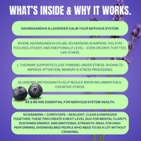 Funky Vits - “No Worries Formula” - Natural Stress Relief Capsules (Vegan, UK‑Made) - 60 Caps - 1 Month Supply