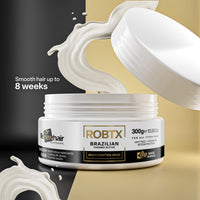 RENEW HAIR PROFESSIONAL Renew hair Professional ROBTX Vegan Brazilian Hair Treatment Mask – Anti-Frizz, Thermo-Active, smart Formula for Volume Control, Shine & Softness – 300g