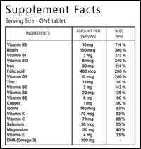 Femtune - Pregnancy Support with DHA [60 Tablets] Pre and Post Conception | Important micronutrients for Both Mum and Baby | Folic Acid - Iron - Vitamin D, Omega 3 (DHA) and B Vitamins