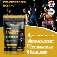 Boswellia Serrata Extract 10,000mg 180 Capsules (6 Months Supply) – 65% Boswellic Acid (500mg per Capsule) | Joint Care Supplements | Indian Frankincense Resin by PROELITE