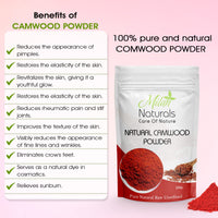 House of Milah Milah Naturals 100% Unrefined and Natural Red Camwood Powder (Osun)| African sandalwood powder | Use for skin soothing, Face Pack, Face Mask, Auspicious Occasions |200g