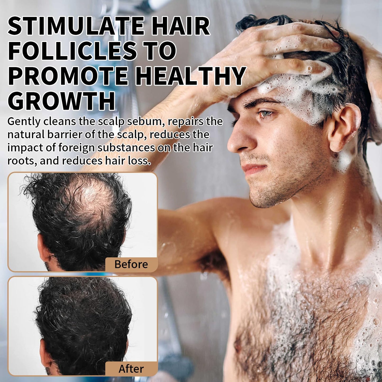 COWANIEE Spartan Root Activator Shampoo 100ml+ Conditioner for Men & Women 100g