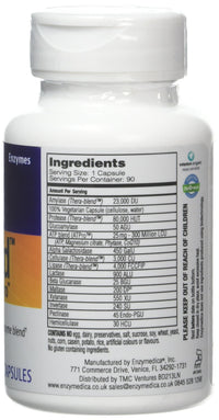 Enzymedica ENZYMEDICA - Digest Gold (90 Capsules) | Digestive Enzyme Supplement | Digestive Enzyme Blend with ATPro for Maximum Support, Nutrient Supplement, Gut Health Supplement, Vegan, Dairy Free