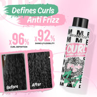immetee Curl Cream For Curly Hairand Styling Cream,Nourishing Lightweight,Non-Greasy,Smoothes & Defines,Curl Activator For Curly Hair,Smooth And Shiny 250ml